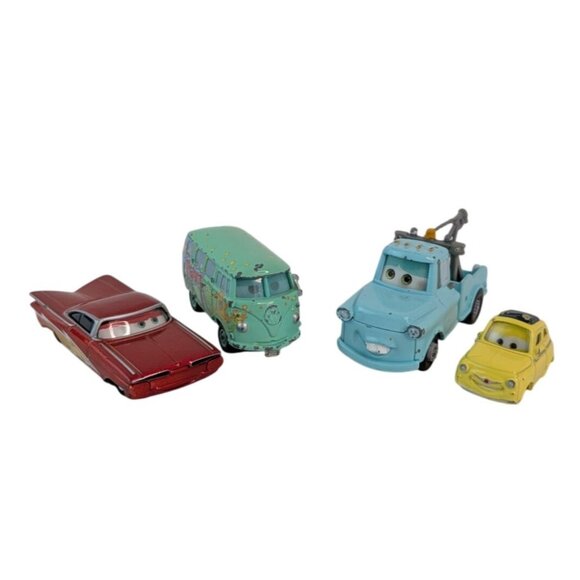 Disney Pixar Cars Lenticular Eyes Diecast Mater Fillmore Lightning Ramone Luigi - Picture 1 of 13